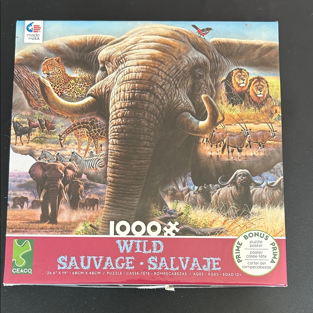 Wild Safari Puzzle - 1000 Pieces
